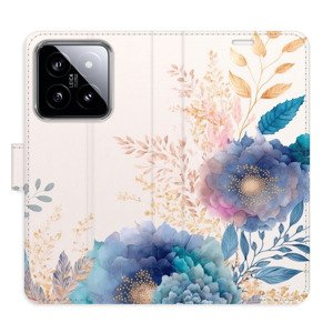 Flipové pouzdro iSaprio - Ornamental Flowers 03 - Xiaomi 14