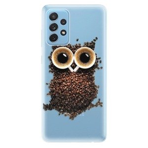 Odolné silikonové pouzdro iSaprio - Owl And Coffee - Samsung Galaxy A72