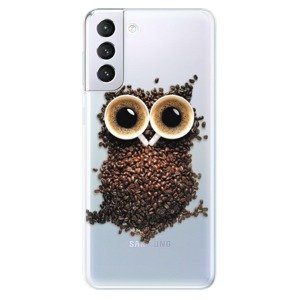 Odolné silikonové pouzdro iSaprio - Owl And Coffee - Samsung Galaxy S21+