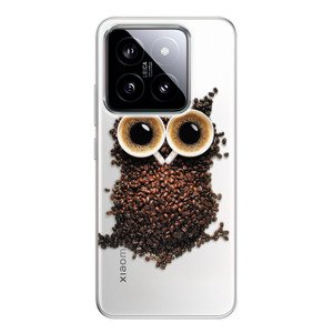 Odolné silikonové pouzdro iSaprio - Owl And Coffee - Xiaomi 14