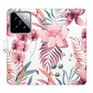 Flipové pouzdro iSaprio - Pink Flowers 02 - Xiaomi 14