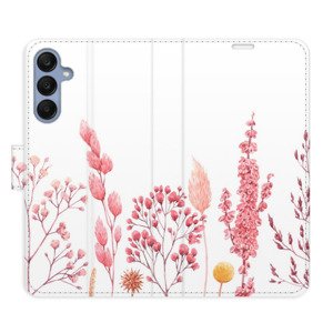Flipové pouzdro iSaprio - Pink Flowers 03 - Samsung Galaxy A25 5G
