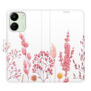 Flipové pouzdro iSaprio - Pink Flowers 03 - Xiaomi Redmi 13C