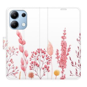 Flipové pouzdro iSaprio - Pink Flowers 03 - Xiaomi Redmi Note 13