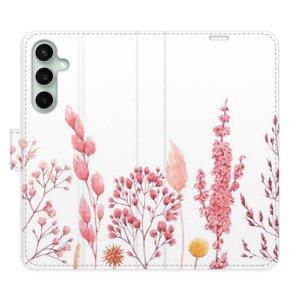 Flipové pouzdro iSaprio - Pink Flowers 03 - Samsung Galaxy S23 FE