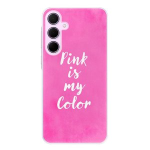 Odolné silikonové pouzdro iSaprio - Pink is my color - Samsung Galaxy A55 5G