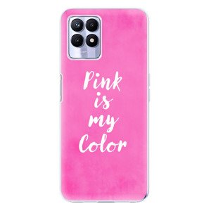 Odolné silikonové pouzdro iSaprio - Pink is my color - Realme 8i