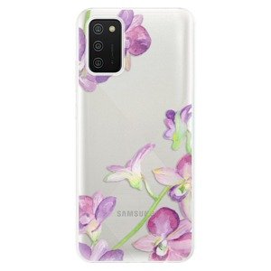Odolné silikonové pouzdro iSaprio - Purple Orchid - Samsung Galaxy A02s