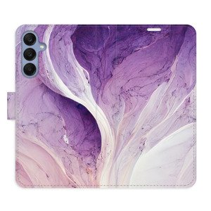 Flipové pouzdro iSaprio - Purple Paint - Samsung Galaxy A25 5G