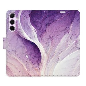 Flipové pouzdro iSaprio - Purple Paint - Samsung Galaxy A35 5G