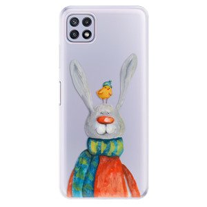 Odolné silikonové pouzdro iSaprio - Rabbit And Bird - Samsung Galaxy A22 5G