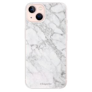 Odolné silikonové pouzdro iSaprio - SilverMarble 14 - iPhone 13