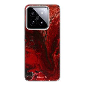 Odolné silikonové pouzdro iSaprio - RedMarble 17 - Xiaomi 14