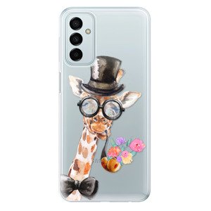 Odolné silikonové pouzdro iSaprio - Sir Giraffe - Samsung Galaxy M23 5G