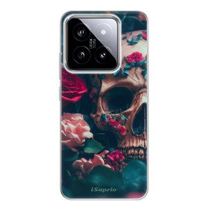Odolné silikonové pouzdro iSaprio - Skull in Roses - Xiaomi 14