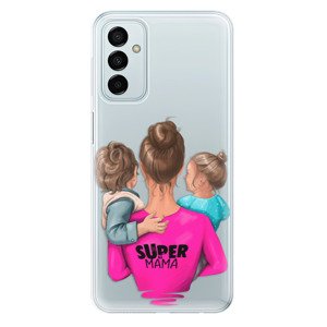 Odolné silikonové pouzdro iSaprio - Super Mama - Boy and Girl - Samsung Galaxy M23 5G