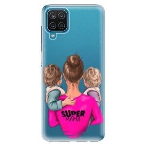 Plastové pouzdro iSaprio - Super Mama - Two Boys - Samsung Galaxy A12