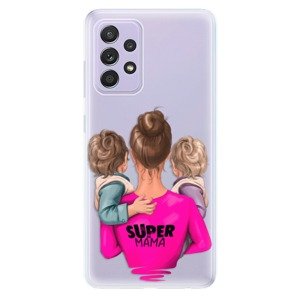 Odolné silikonové pouzdro iSaprio - Super Mama - Two Boys - Samsung Galaxy A52/A52 5G