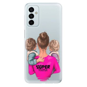 Odolné silikonové pouzdro iSaprio - Super Mama - Two Boys - Samsung Galaxy M23 5G