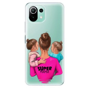 Odolné silikonové pouzdro iSaprio - Super Mama - Two Girls - Xiaomi Mi 11 Lite