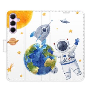 Flipové pouzdro iSaprio - Space 06 - Samsung Galaxy A55 5G