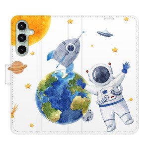 Flipové pouzdro iSaprio - Space 06 - Samsung Galaxy S23 FE