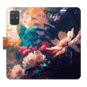 Flipové pouzdro iSaprio - Spring Flowers - Samsung Galaxy A71