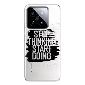 Odolné silikonové pouzdro iSaprio - Start Doing - black - Xiaomi 14