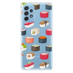Odolné silikonové pouzdro iSaprio - Sushi Pattern - Samsung Galaxy A72