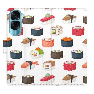Flipové pouzdro iSaprio - Sushi Pattern 02 - Honor 90 Lite 5G