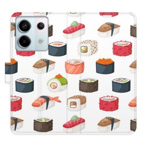 Flipové pouzdro iSaprio - Sushi Pattern 02 - Xiaomi Redmi Note 13 Pro+ 5G