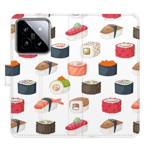 Flipové pouzdro iSaprio - Sushi Pattern 02 - Xiaomi 14