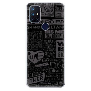 Odolné silikonové pouzdro iSaprio - Text 01 - OnePlus Nord N10 5G