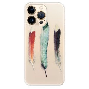Odolné silikonové pouzdro iSaprio - Three Feathers - iPhone 13 Pro