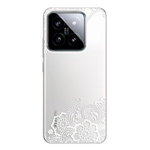 Odolné silikonové pouzdro iSaprio - White Lace 02 - Xiaomi 14