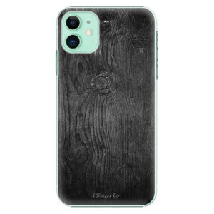 Plastové pouzdro iSaprio - Black Wood 13 - iPhone 11