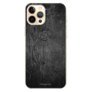 Plastové pouzdro iSaprio - Black Wood 13 - iPhone 12 Pro