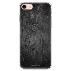 Plastové pouzdro iSaprio - Black Wood 13 - iPhone 7