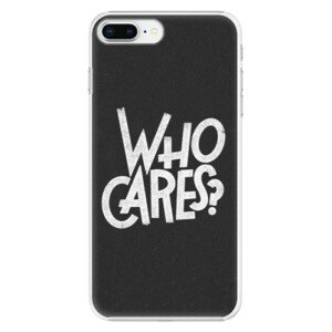 Plastové pouzdro iSaprio - Who Cares - iPhone 8 Plus
