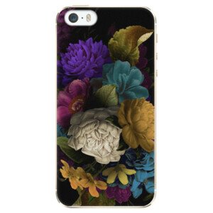 Plastové pouzdro iSaprio - Dark Flowers - iPhone 5/5S/SE