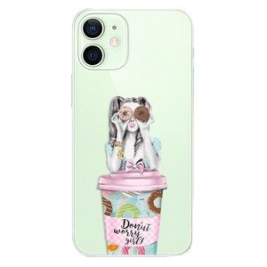 Plastové pouzdro iSaprio - Donut Worry - iPhone 12 mini