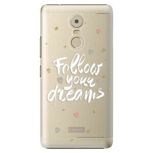 Plastové pouzdro iSaprio - Follow Your Dreams - white - Lenovo K6 Note