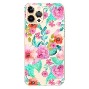 Plastové pouzdro iSaprio - Flower Pattern 01 - iPhone 12 Pro
