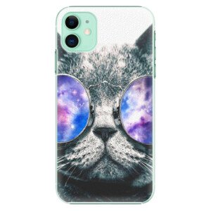 Plastové pouzdro iSaprio - Galaxy Cat - iPhone 11