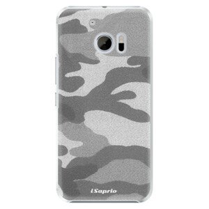 Plastové pouzdro iSaprio - Gray Camuflage 02 - HTC 10
