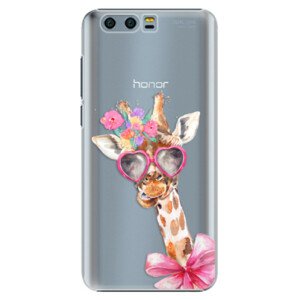 Plastové pouzdro iSaprio - Lady Giraffe - Huawei Honor 9