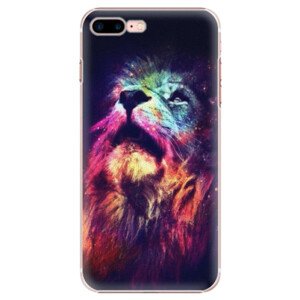 Plastové pouzdro iSaprio - Lion in Colors - iPhone 7 Plus