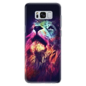 Plastové pouzdro iSaprio - Lion in Colors - Samsung Galaxy S8