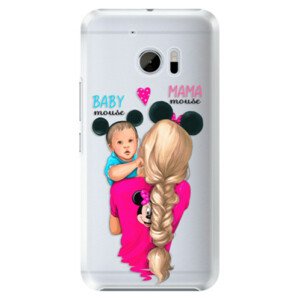 Plastové pouzdro iSaprio - Mama Mouse Blonde and Boy - HTC 10
