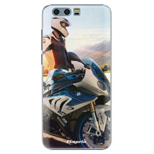 Plastové pouzdro iSaprio - Motorcycle 10 - Huawei Honor 9